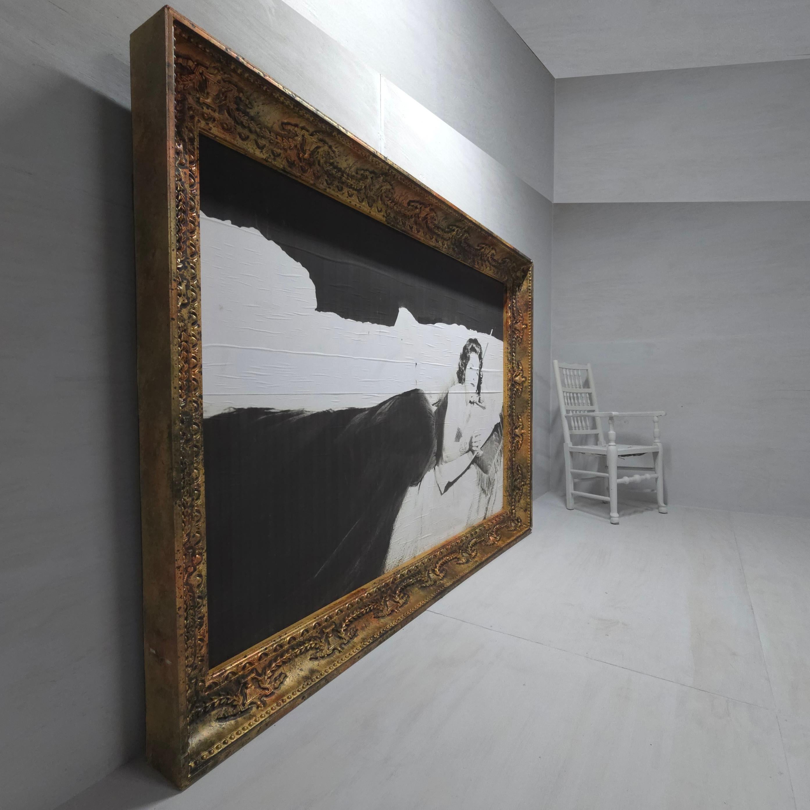 Fatto a mano Enorme oggetto teatrale della produzione Sunset Blvd Alice Ripley 7' x 5'