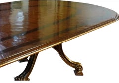 Huge Therien Studios Workshops for Dessin Fournir Double Pedestal Volute Dining