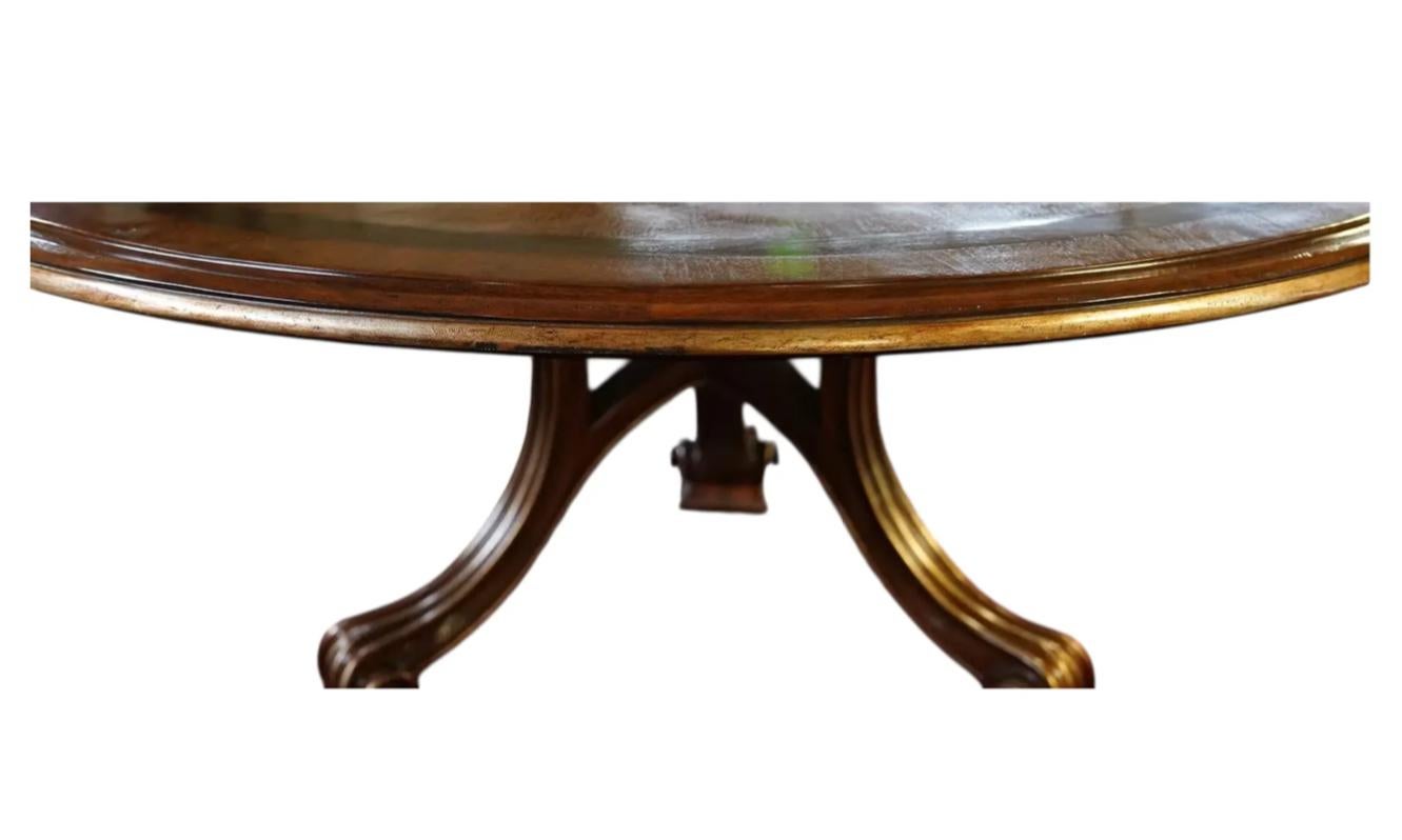 Enormi Therien Studio Workshops per la sala da pranzo Dessin Fournir a doppio piedistallo a volute In condizioni buone in vendita a LOS ANGELES, CA