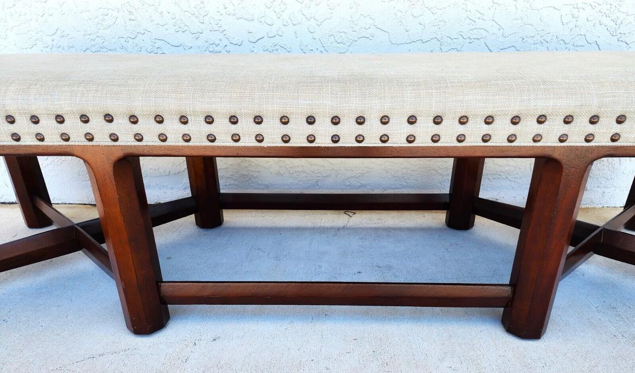 Huge Trestle Bench In Good Condition In Lake Worth, FL