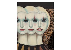 Huge Trinity of Vision and Grace Margaret Keane Print