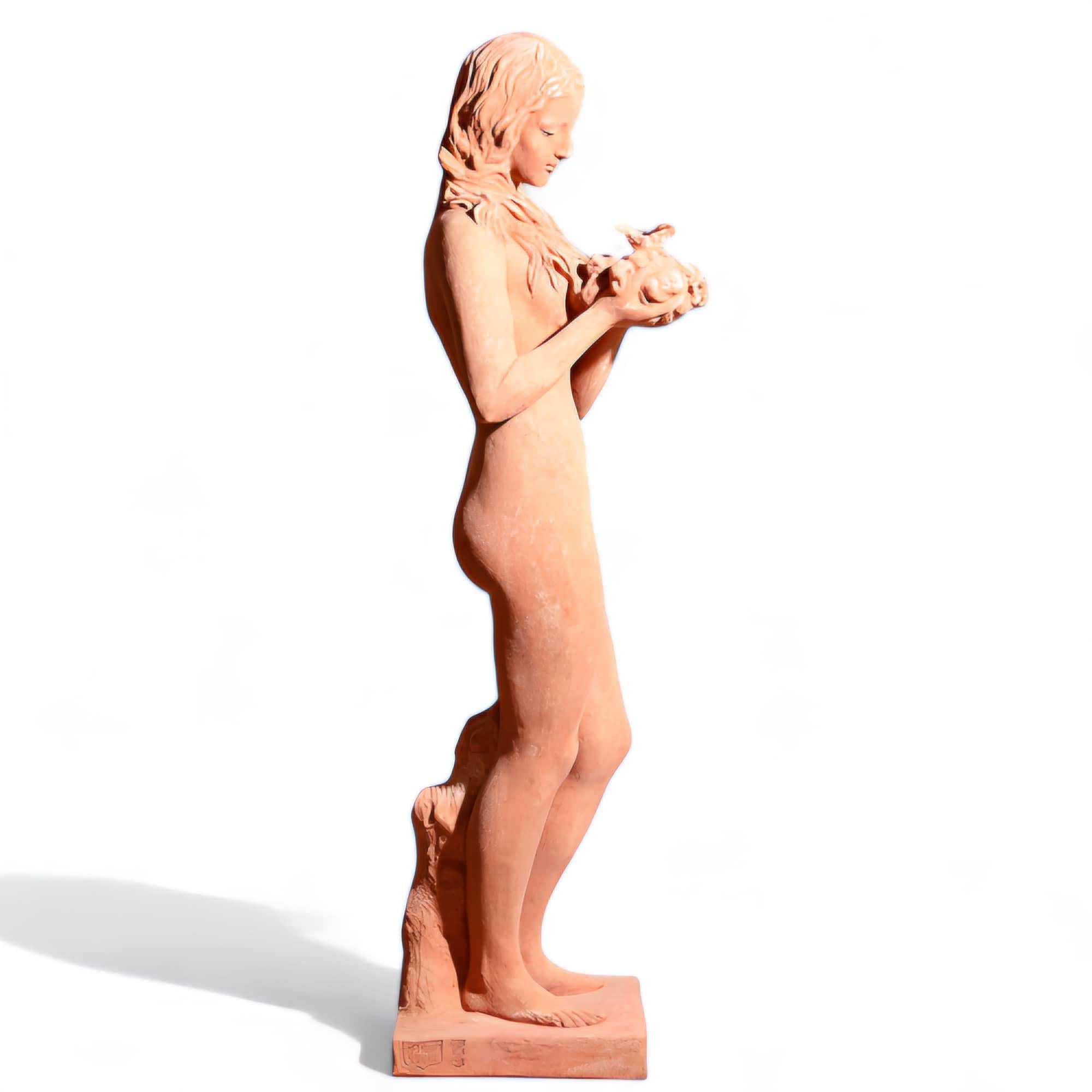 Grande statue toscanne en terre cuite - 135 cm en vente 3