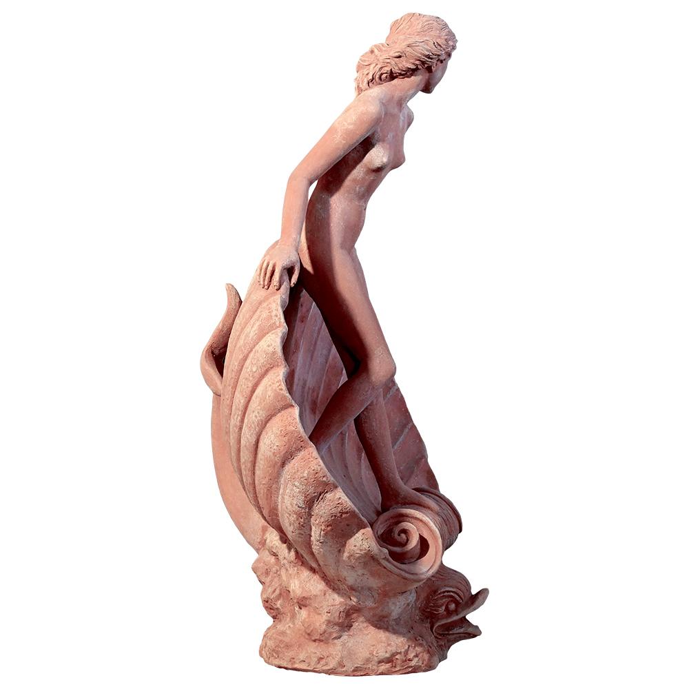 Grande statue toscanne en terre cuite - 145 cm en vente 2