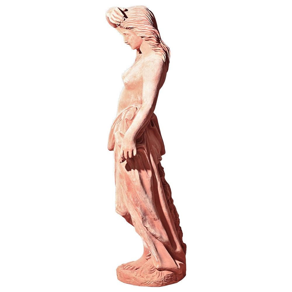 Grande statue toscanne en terre cuite - 145 cm en vente 2