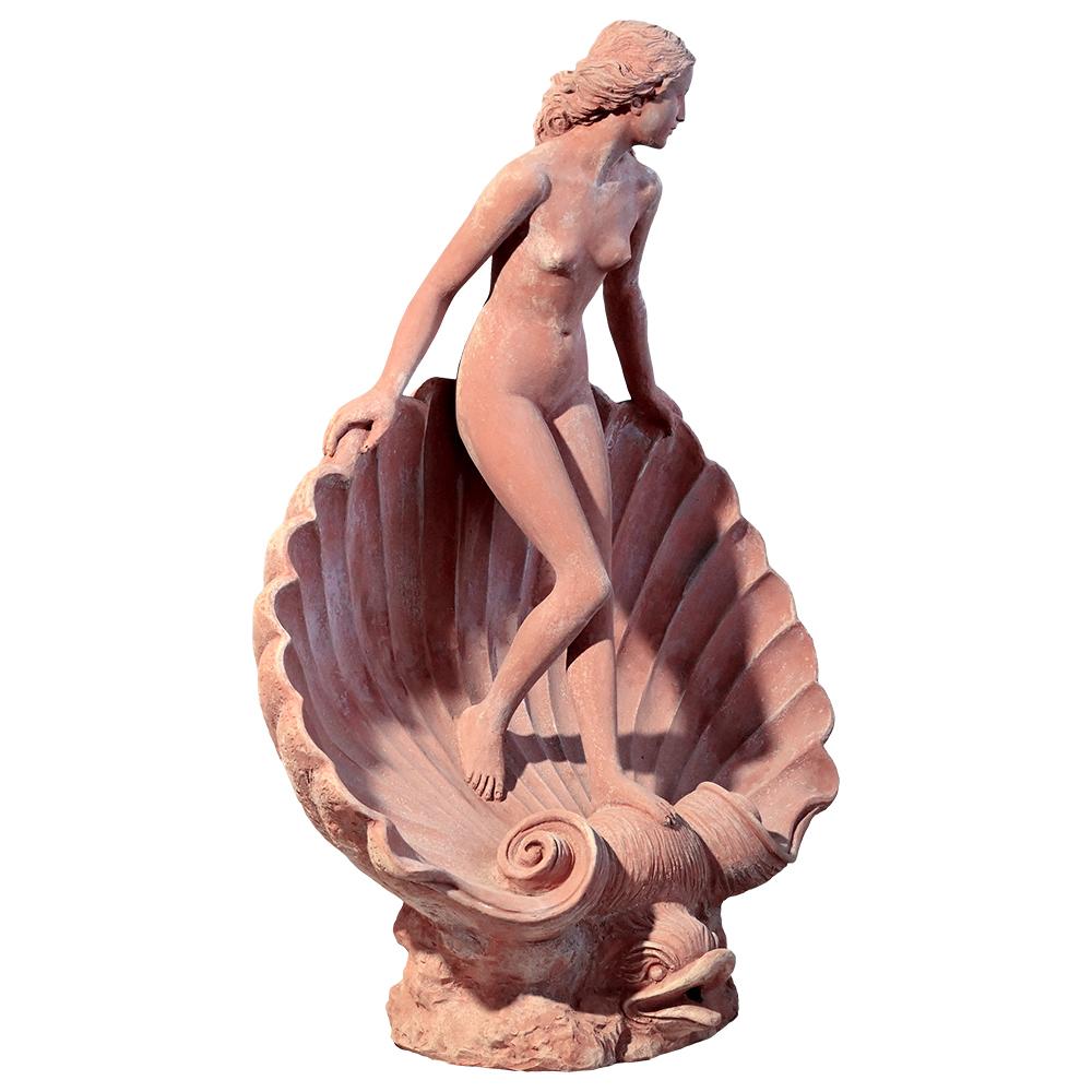 Grande statue toscanne en terre cuite - 145 cm en vente 3
