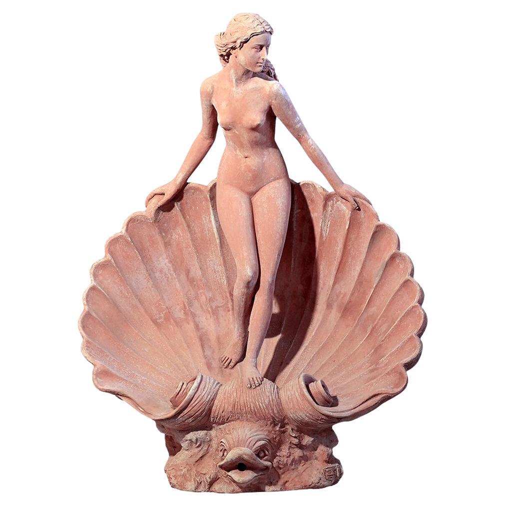Enorme Estatua Toscana de Terracota - 145 cm