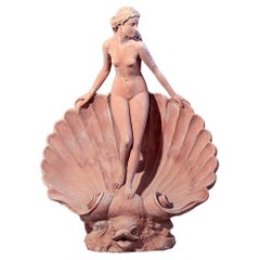 Enorme Estatua Toscana de Terracota - 145 cm