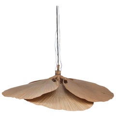 Huge Uchiwa Fan Chandelier by Ingo Maurer, 1970s