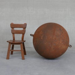 Huge Unusual Metal Ball Buoy Curio