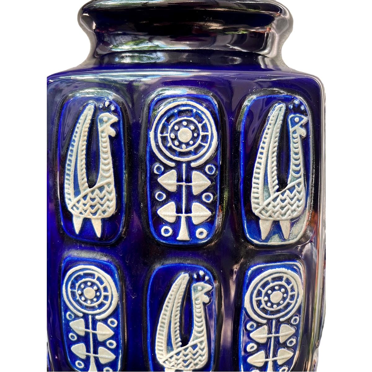 Riesige Vase von Bodo Mans für Bay West Germany 1960er Jahre (Keramik) im Angebot