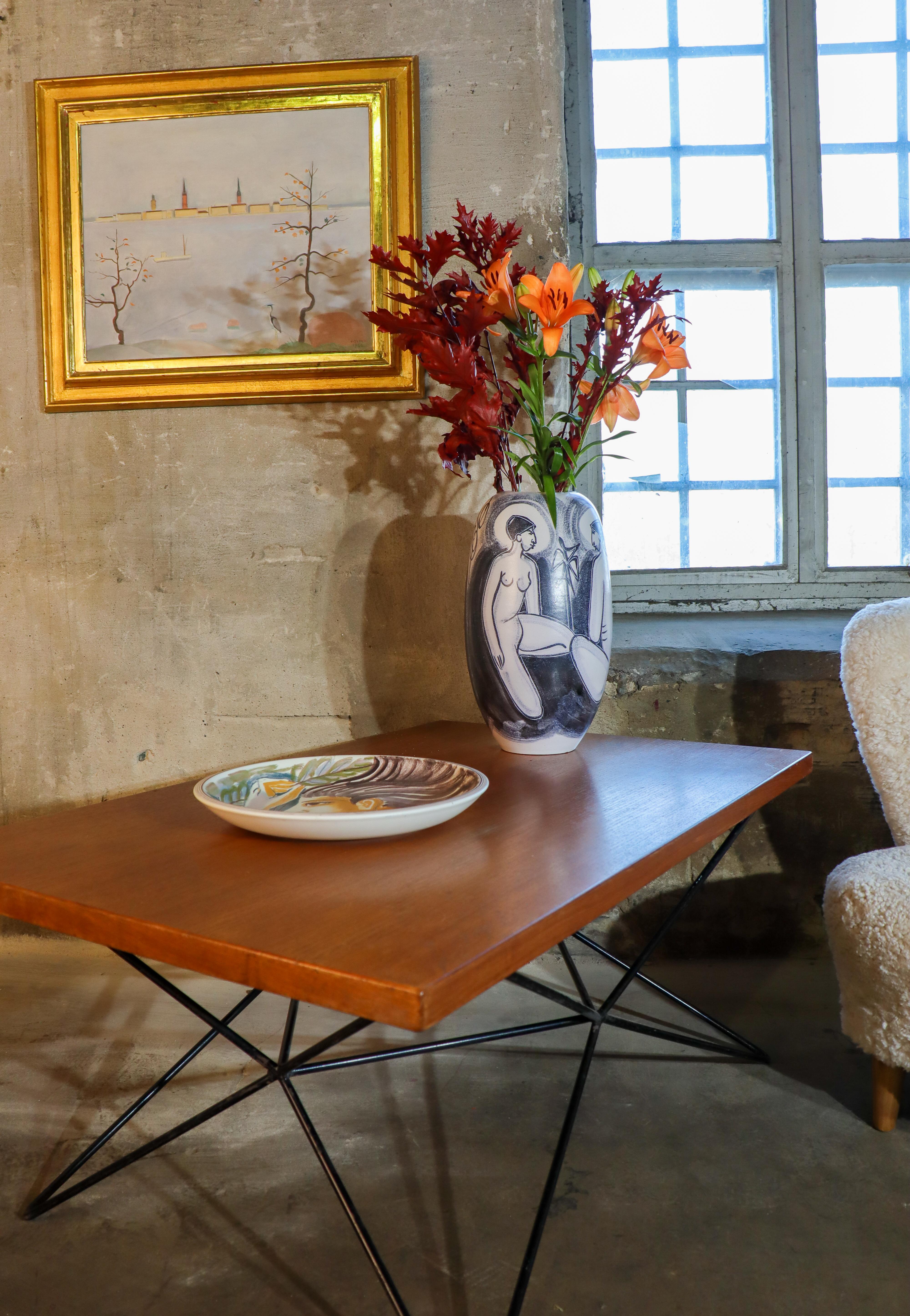 Jarrón enorme - Mette Doller - Höganäs Sueco Moderno de mediados de siglo en venta 1