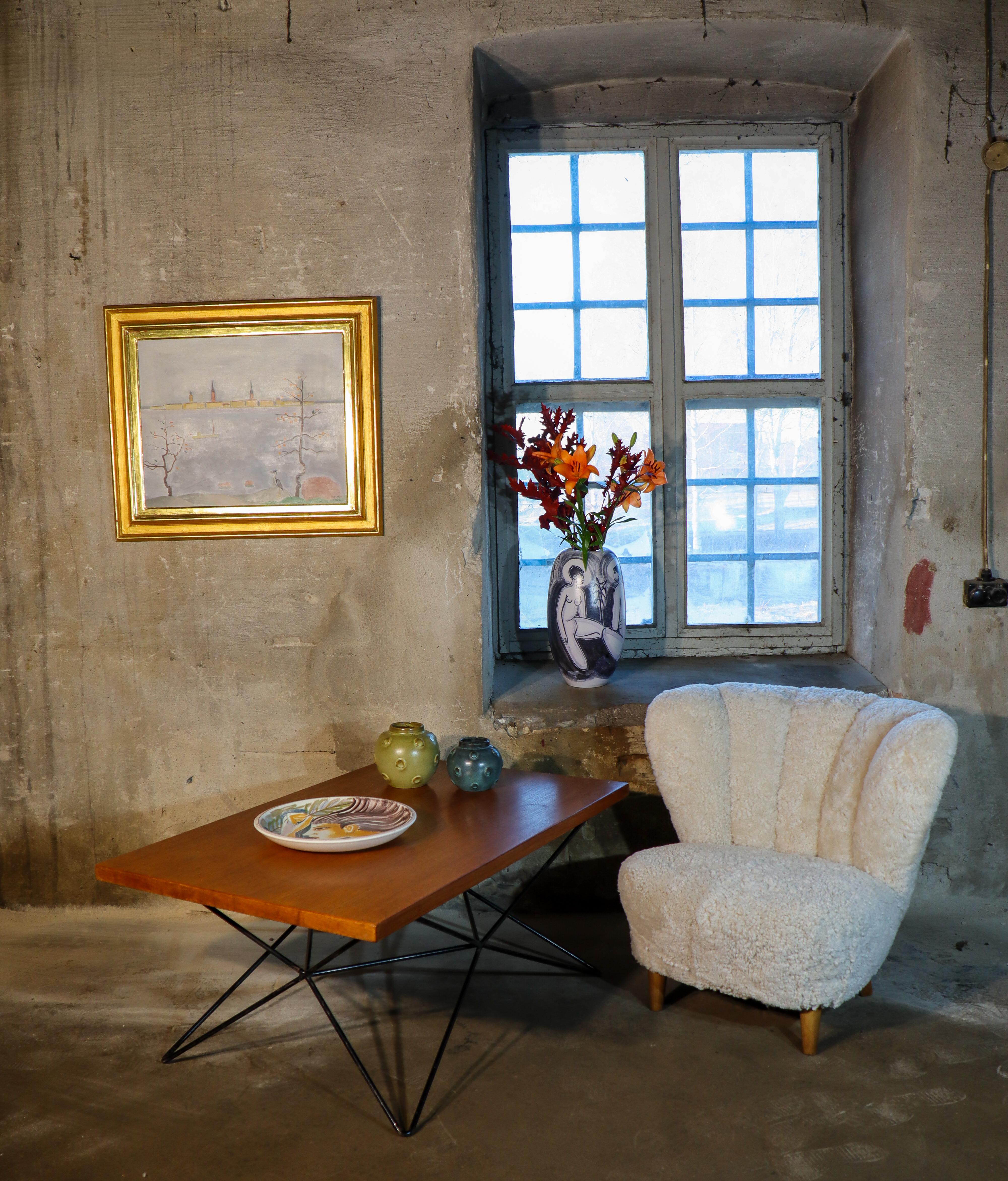 Jarrón enorme - Mette Doller - Höganäs Sueco Moderno de mediados de siglo en Excelente estado para la venta en Stockholm, SE