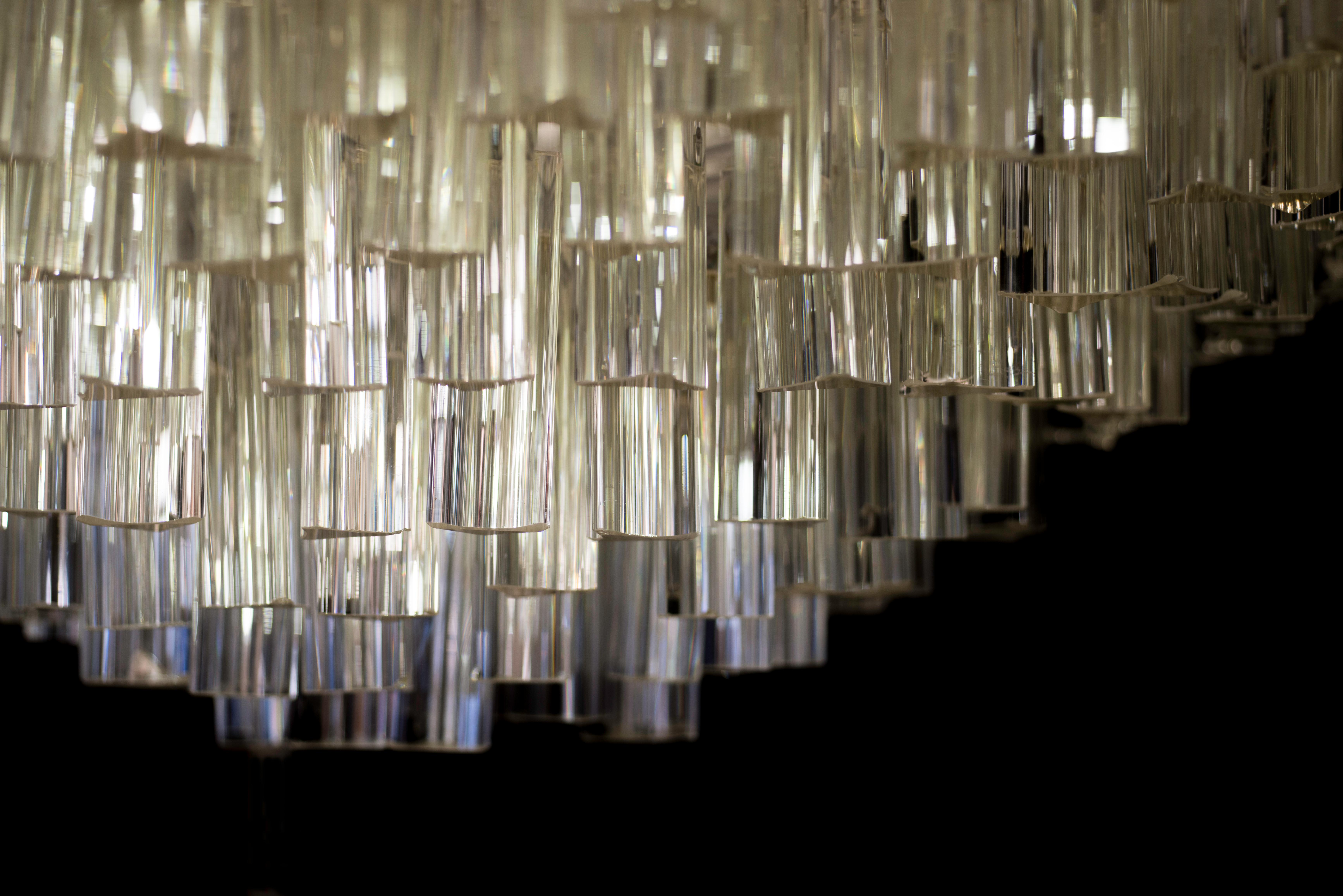 Huge Venini chandelier Italy c1960 im Angebot 1