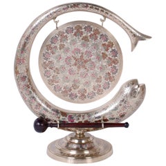 Huge Vintage Anglo Indian Dinner Gong