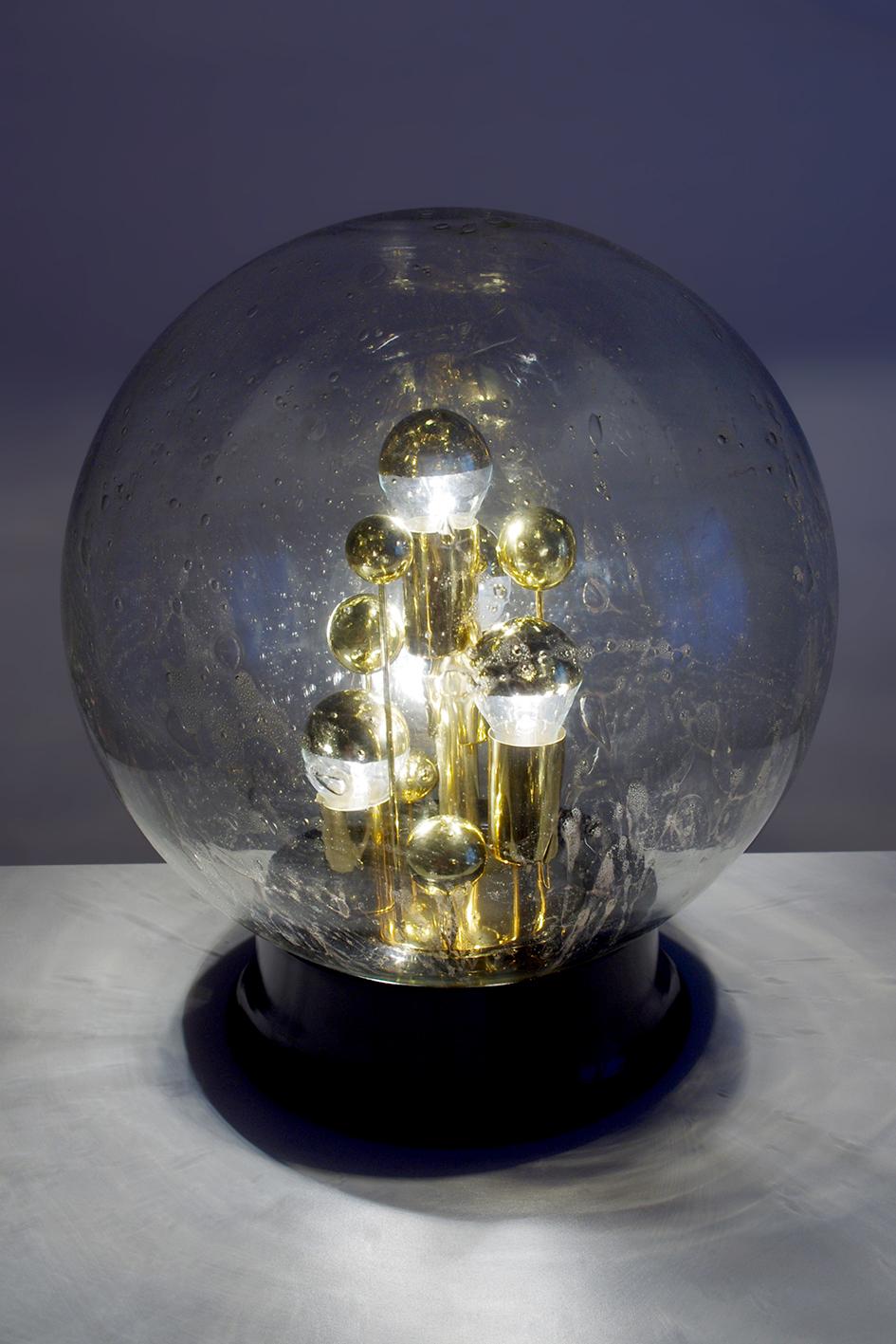 vintage glass globe table lamps