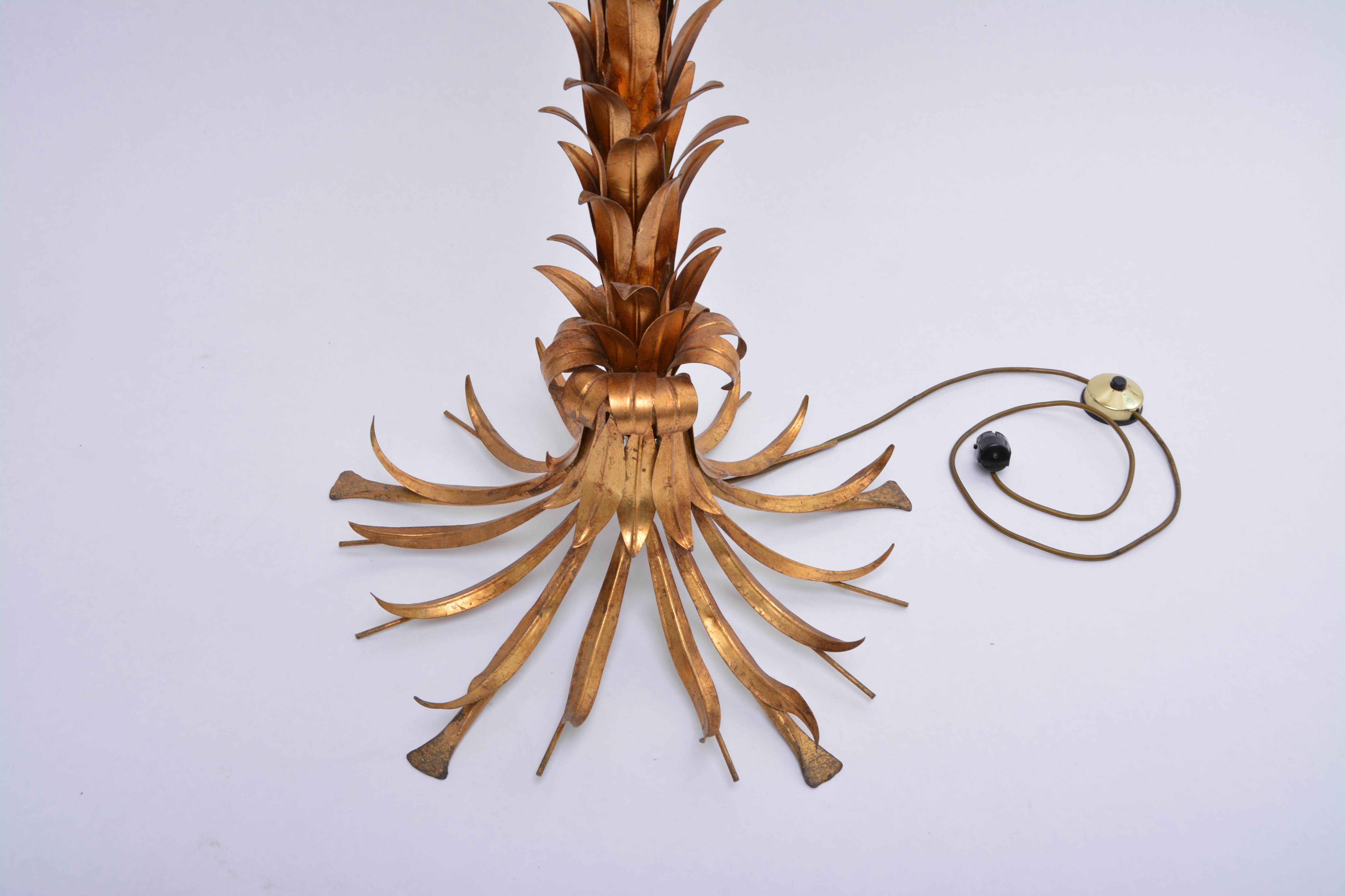 gold palm tree floor lamp