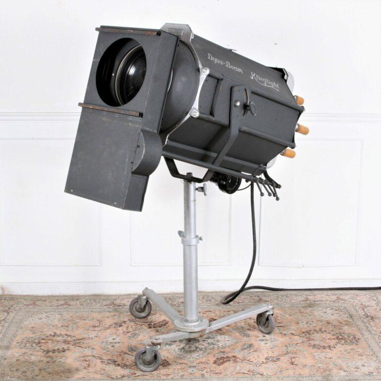 In working order! Vintage Hollywood Dyna-Light Spot. Can be used in a residential setting. Would be great in a loft! Vintage Kliegel Bros of New York Klieglight (Model 1178). This was designed to be used for dramatic light in movies long ago. All