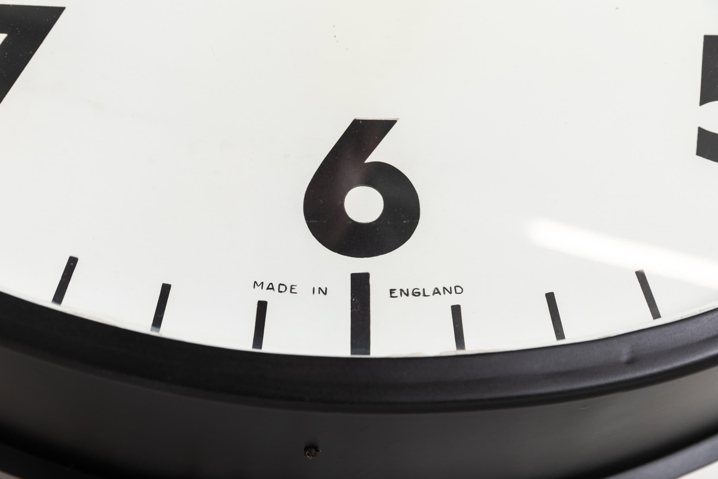 Industriale ENORME OROLOGIO industriale d'epoca da 30