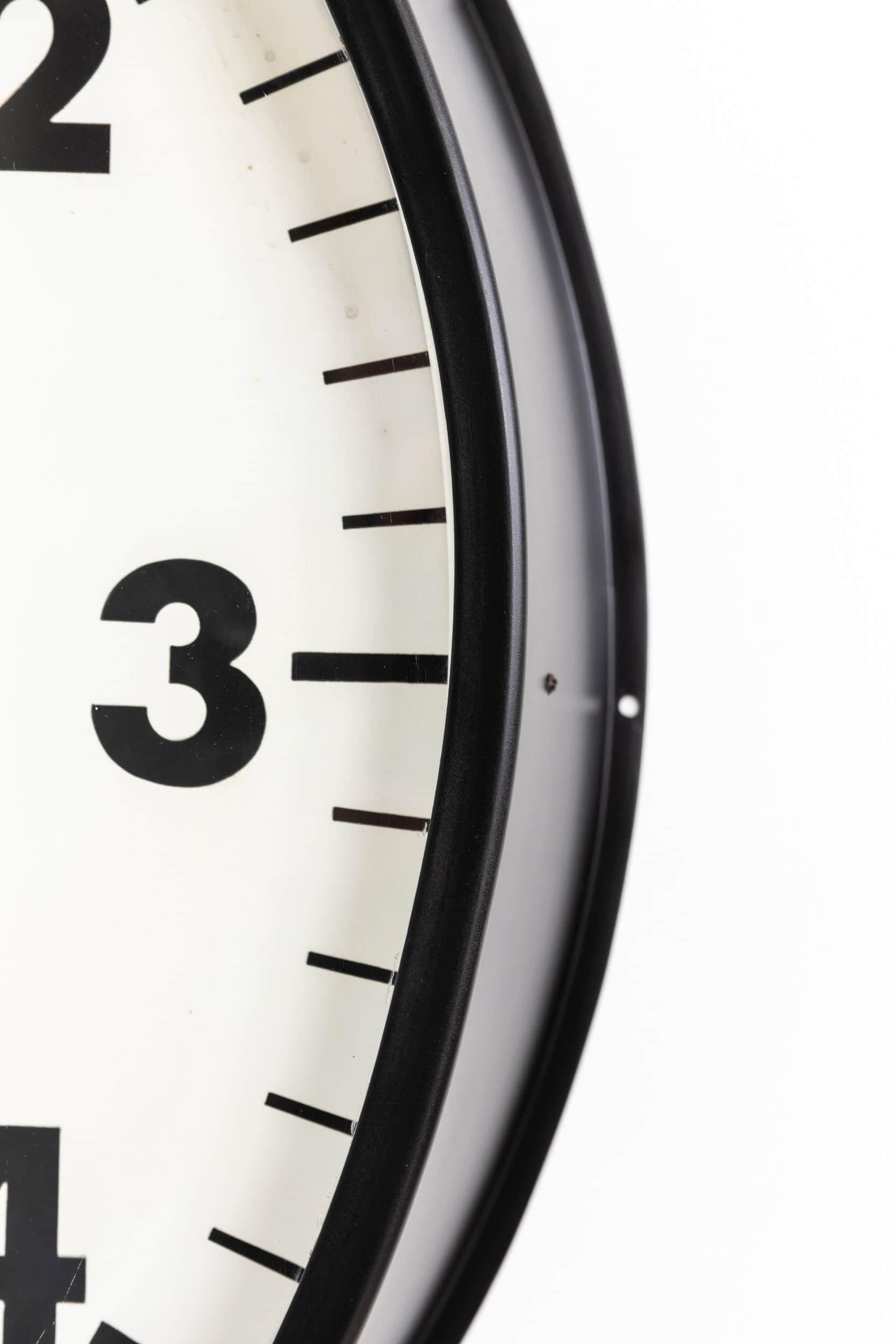 ENORME OROLOGIO industriale d'epoca da 30