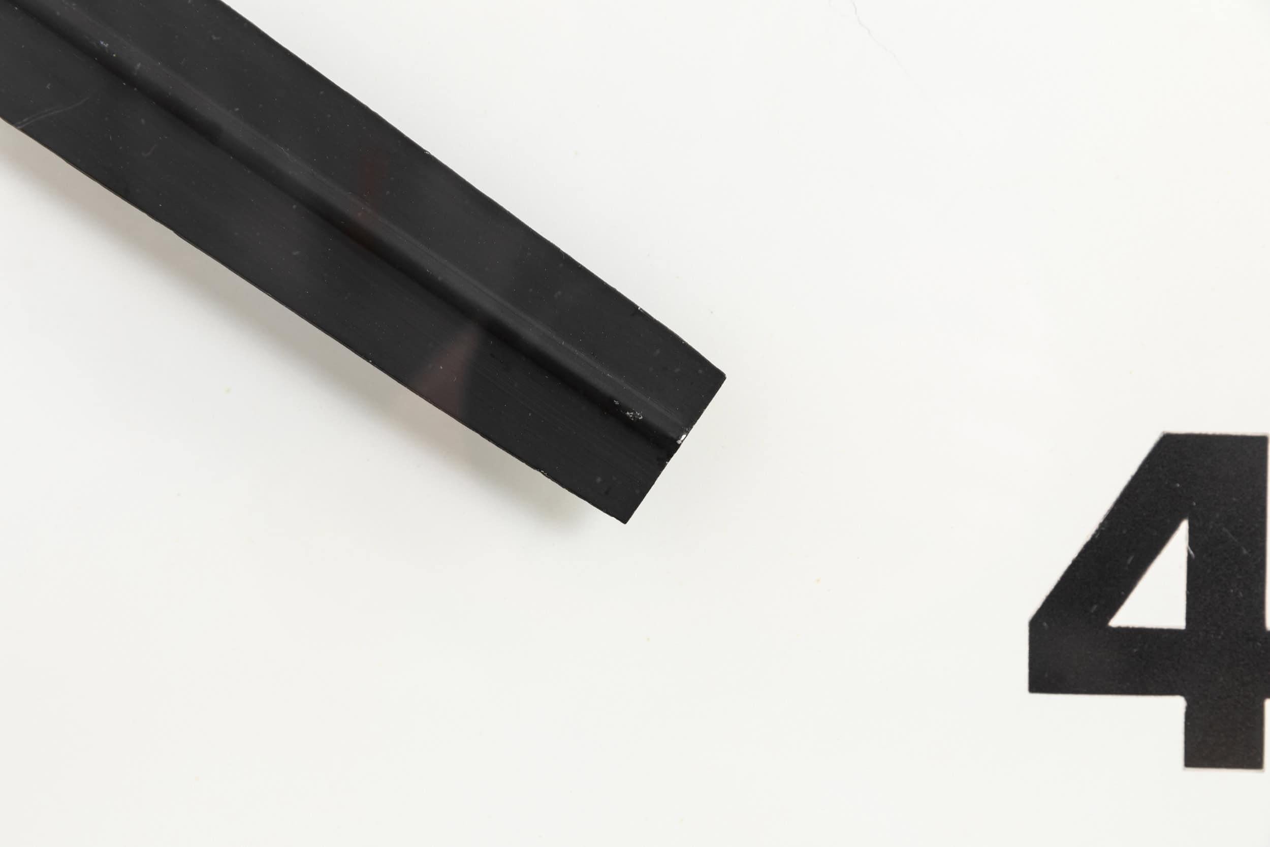 Acciaio ENORME OROLOGIO industriale d'epoca da 30