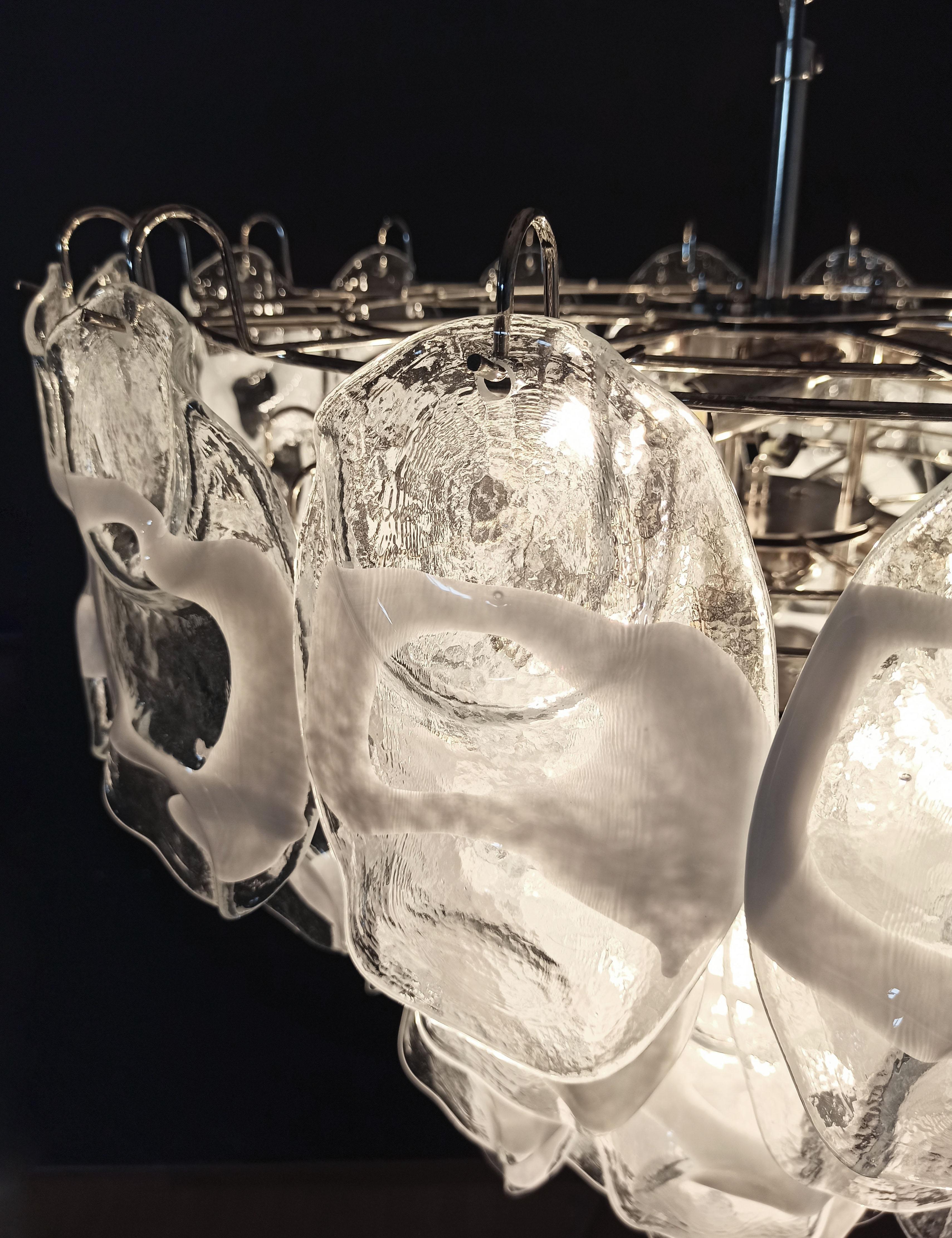 Grande lampe italienne de Murano par Vistosi, 57 verres en vente 10