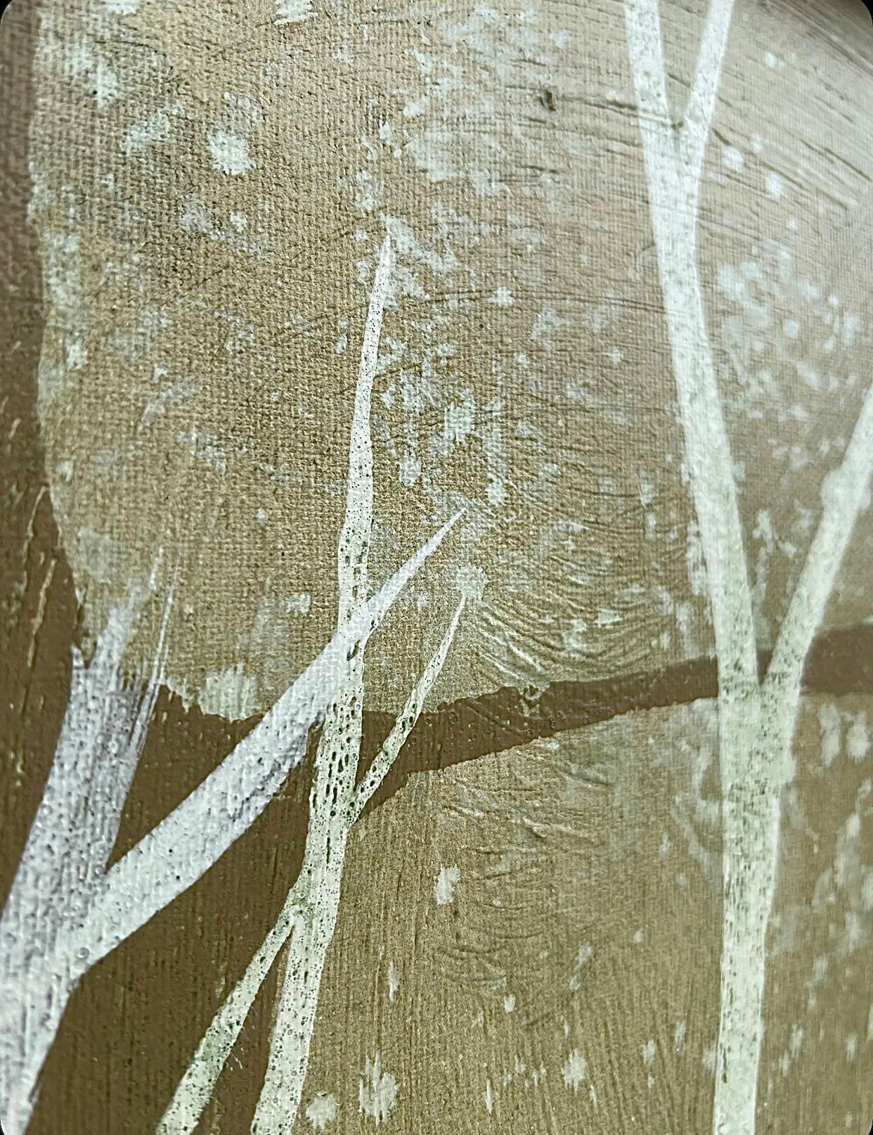 XX secolo Enorme dipinto ad olio asiatico della metà del secolo scorso di Lee Reynolds con cornice in finto bambù dorato in vendita