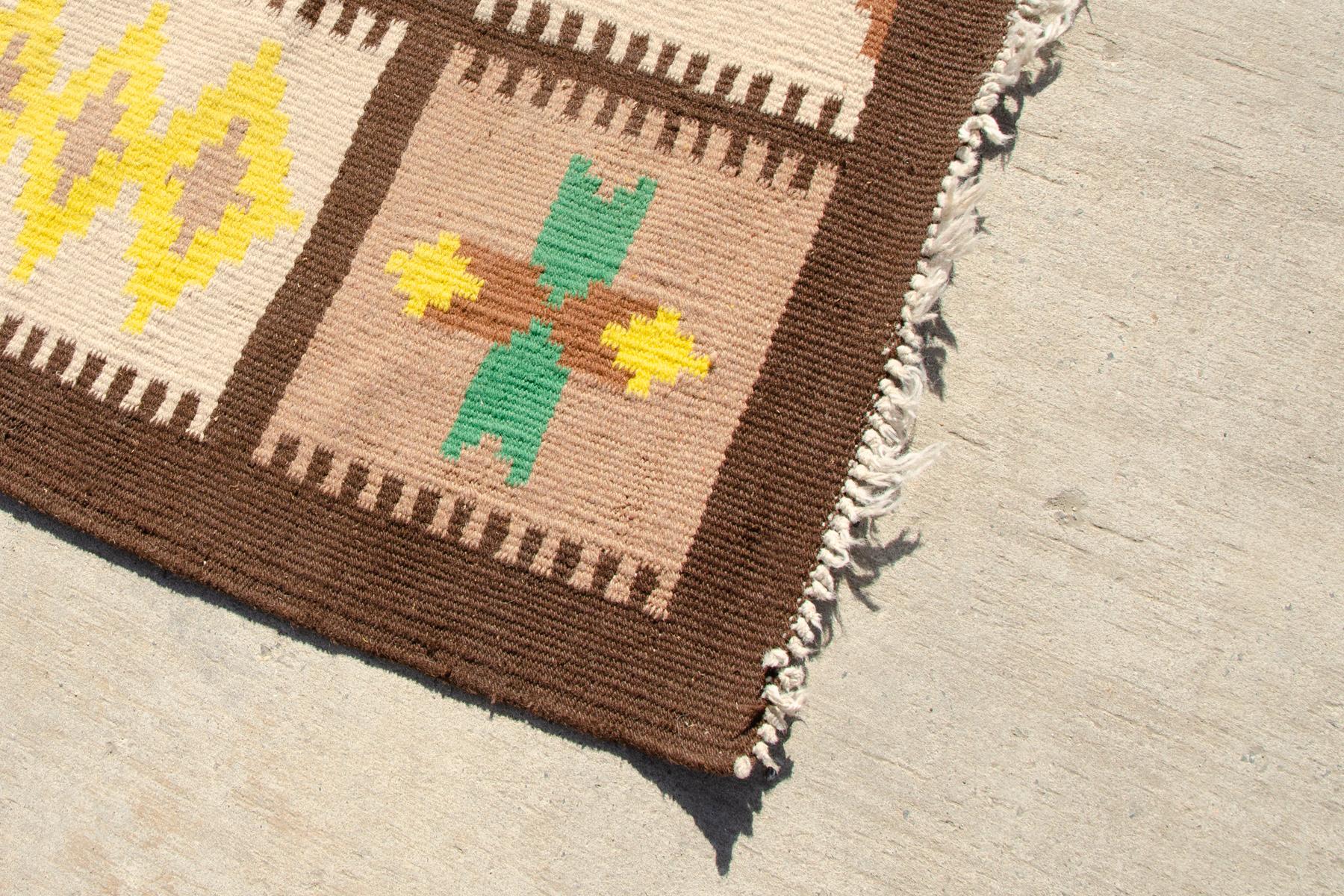Grand tapis moderne The Moderns Kilim, années 1970 en vente 8
