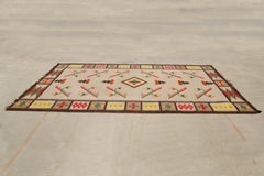 Huge Vintage modern rug Kilim, 1970´s