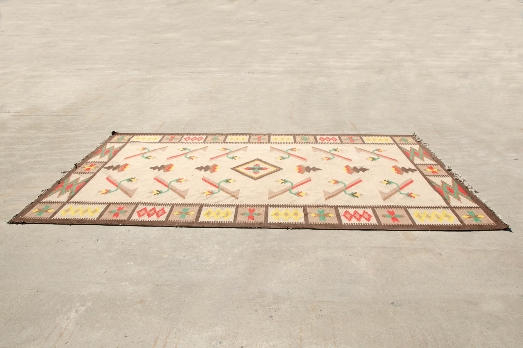 Grand tapis moderne The Moderns Kilim, années 1970 Bon état - En vente à Prague 8, CZ
