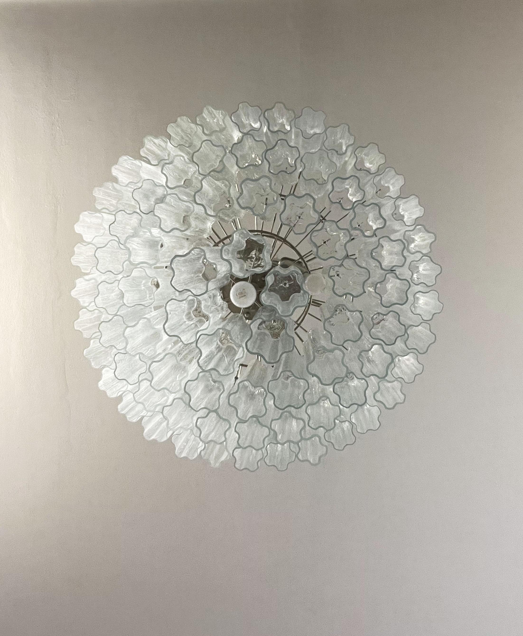 Huge Vintage Murano Glass Tiered Chandelier -78 glasses 10