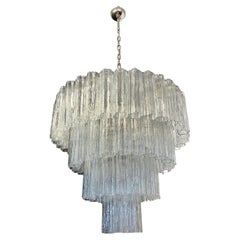 Huge Vintage Murano Glass Tiered Chandelier -78 glasses