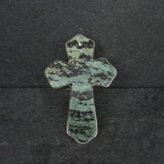 Huge Vintage Pixie Turquoise Cross Ring Size 7.5