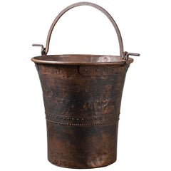 Huge Vintage Swiss Copper Chocolate Vat Cauldron, circa 1890