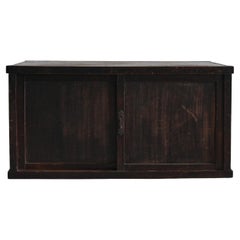 Großes Wabi Sabi Frühes Tansu/Sideboard aus der Meiji-Periode