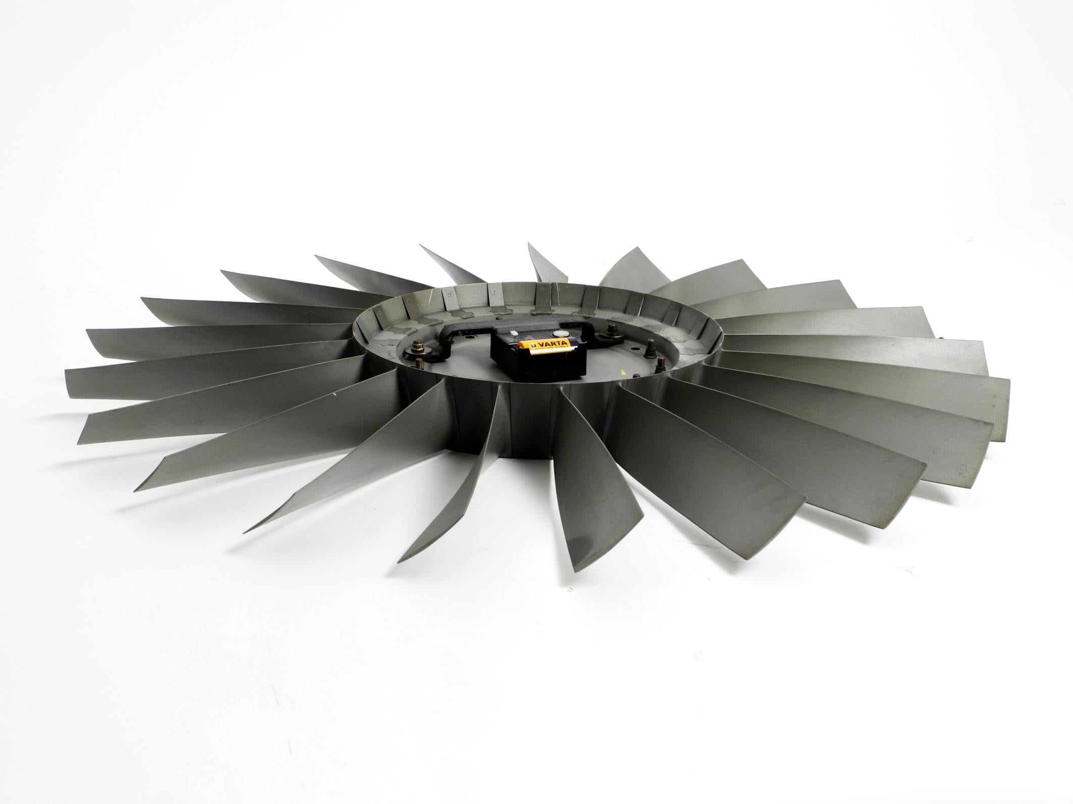 Huge Wall Clock with Blade Turbine from a Lockheed F-104 Starfighter from 1990 7
