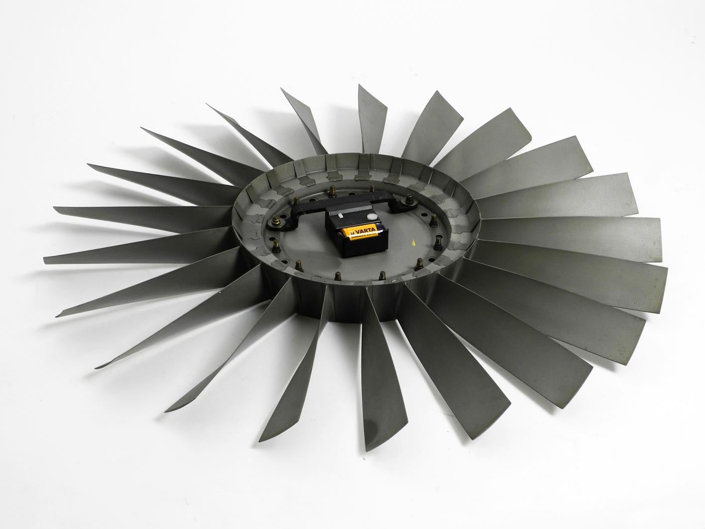 Huge Wall Clock with Blade Turbine from a Lockheed F-104 Starfighter from 1990 2