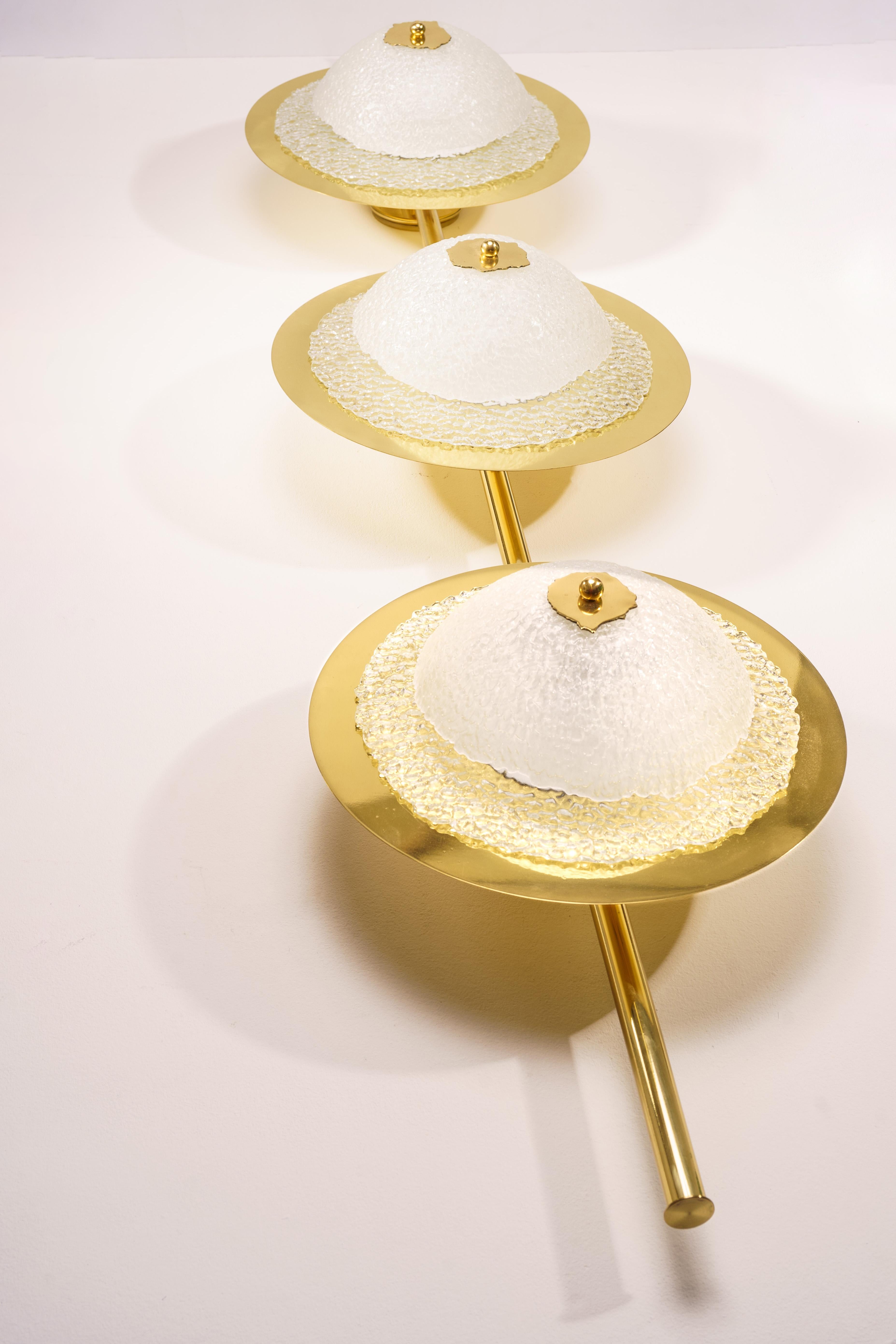 Lampada da parete enorme 100% artigianato italiano in vendita 1
