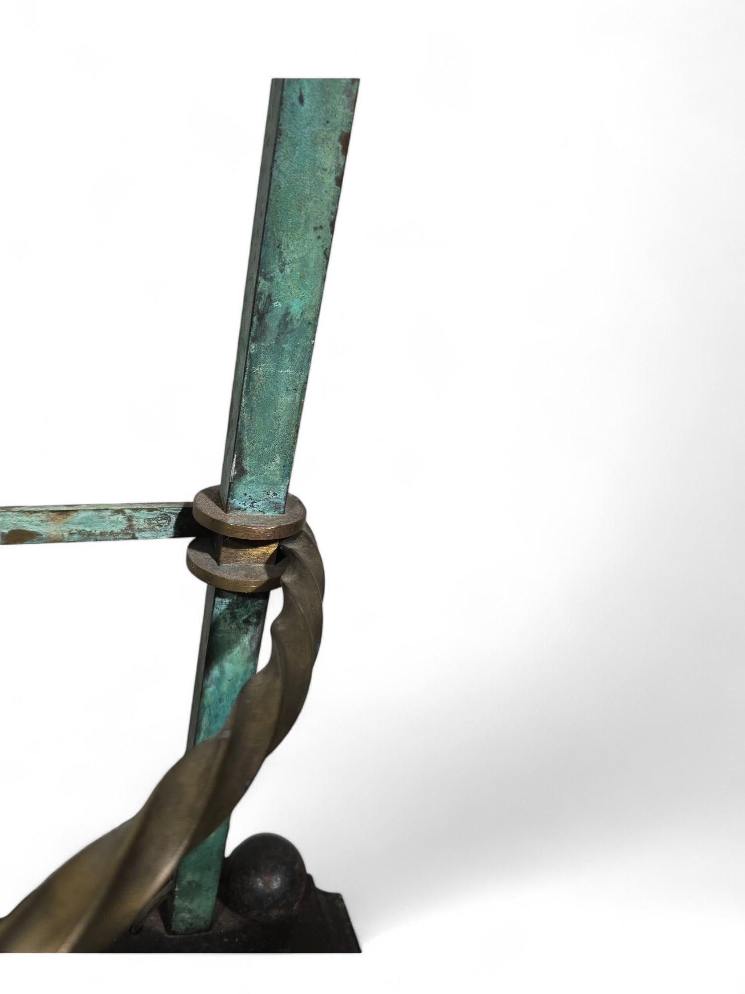 Lampada da parete enorme in stile greco antico - Altezza 190 cm in vendita 5