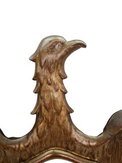 Großer Wandspiegel, Adler, figürlich, Ende des 19. Jahrhunderts, Mitteleuropa