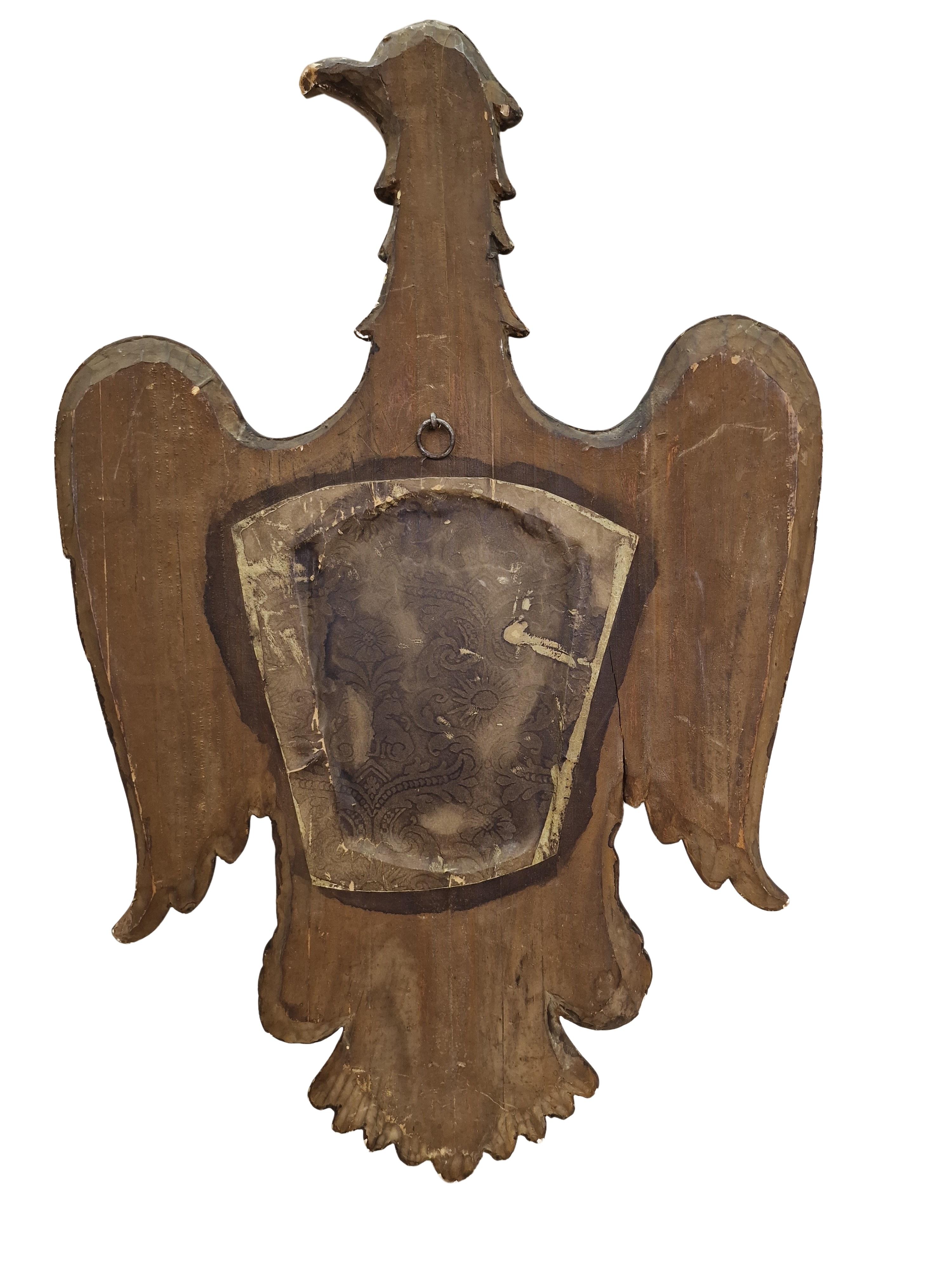 Großer Wandspiegel, Adler, figürlich, Ende des 19. Jahrhunderts, Mitteleuropa im Zustand „Gut“ im Angebot in Wien, AT