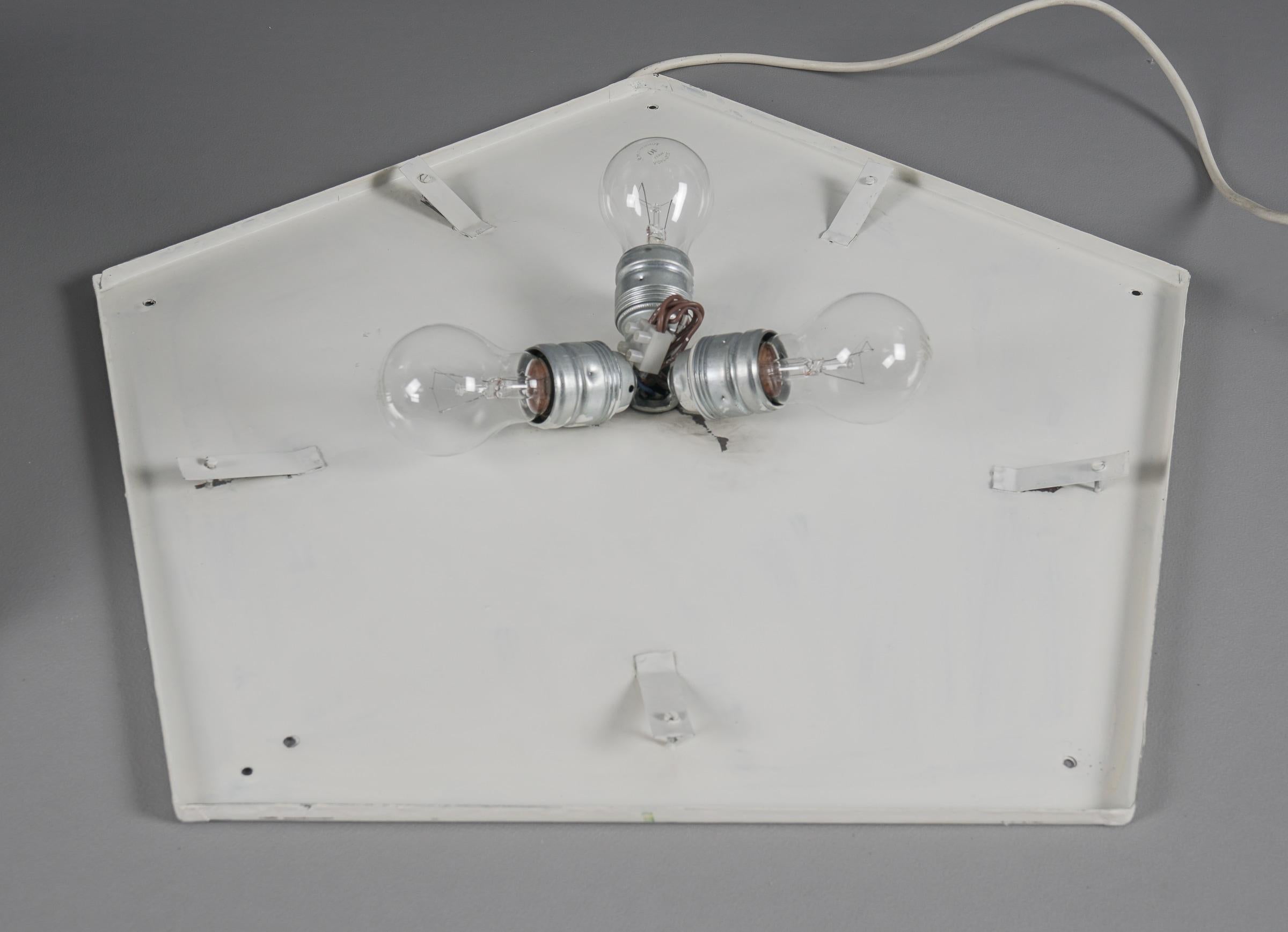 HugeAnthroposophical Wall or Ceiling Lamp Made of Hard Plastic by Rudolf Dörfler For Sale 5
