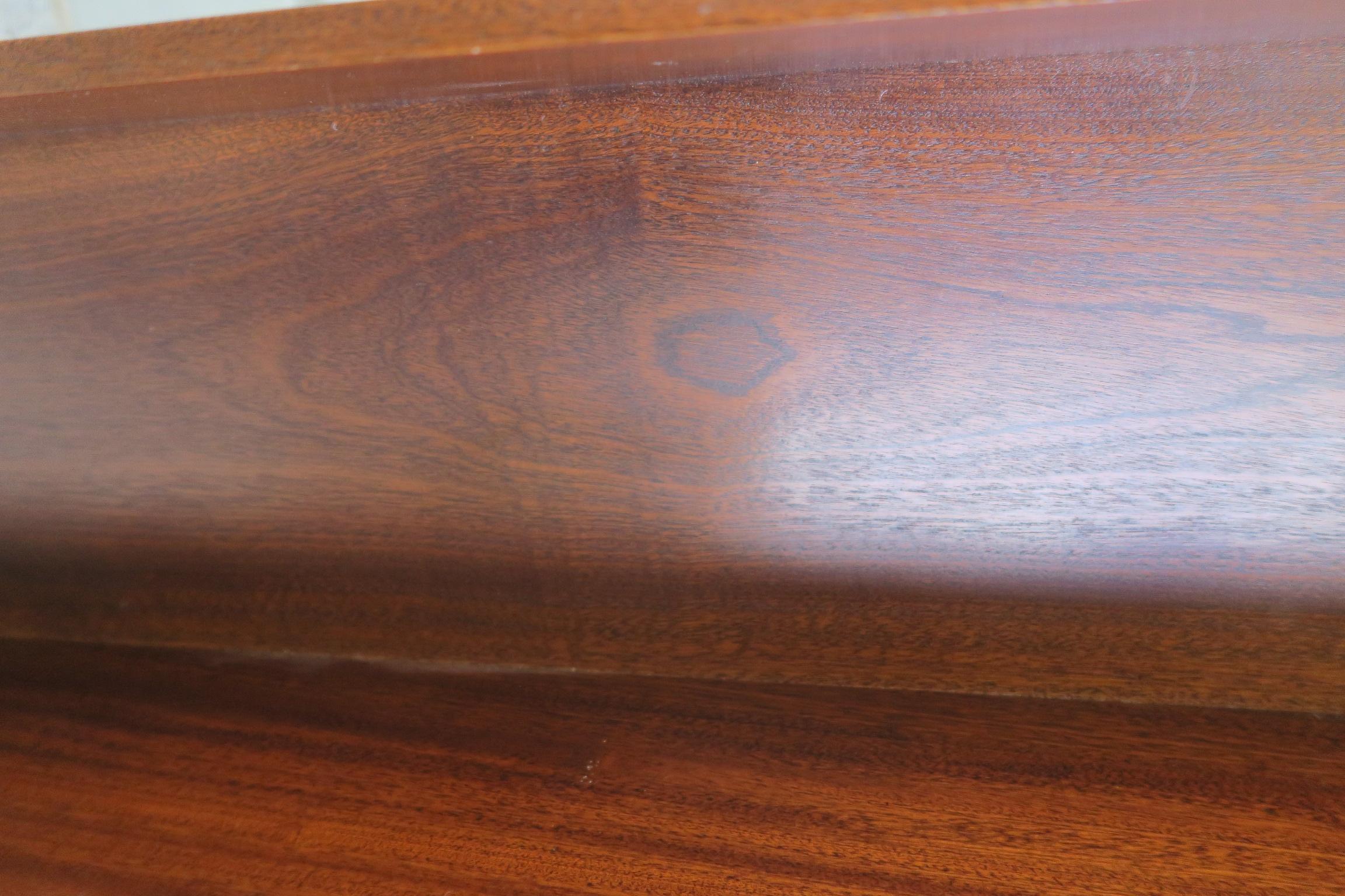 Legno enorme mensola da parete di Walter Wirz per Wilhelm Renz in vendita