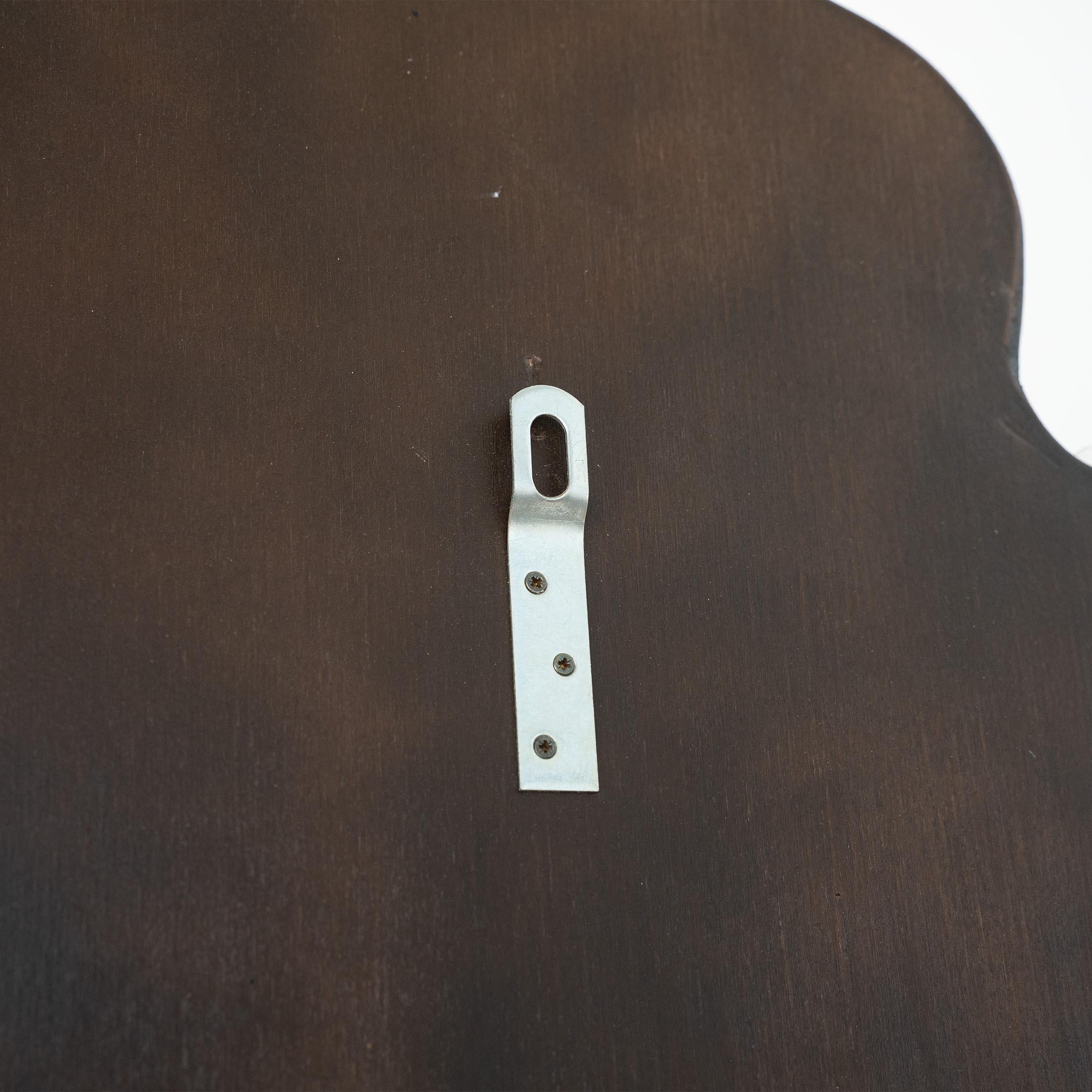 Grand miroir vénitien mural en verre de Murano, transparent et orné de fleurs en vente 3