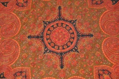 Huge Warm Shades of Rich Browns & Deep Reds Palsey Silk Scarf