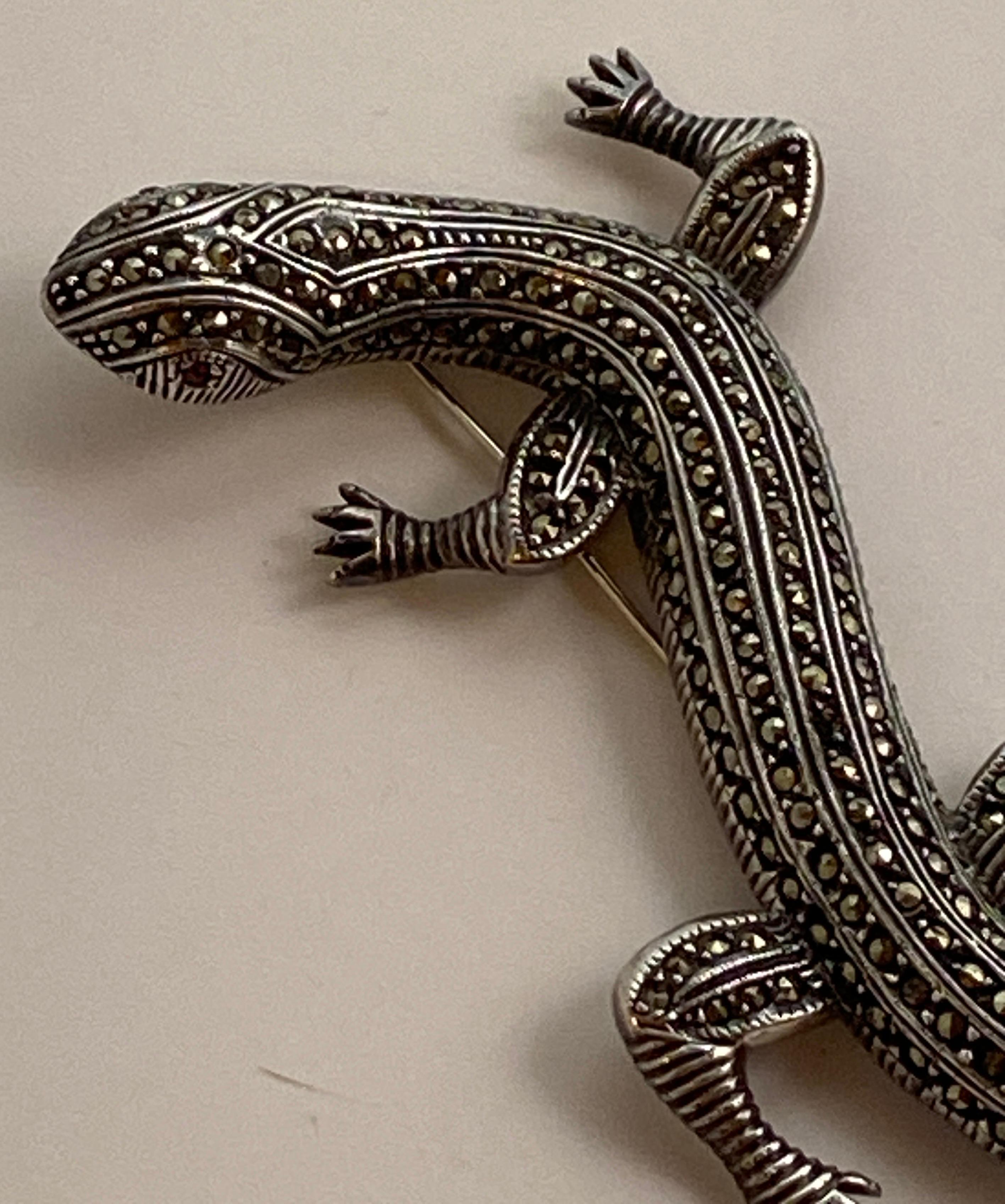 black and silver lizard