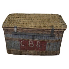 Huge Wicker Railway Parcel Hamper Very strong and attractive piece 