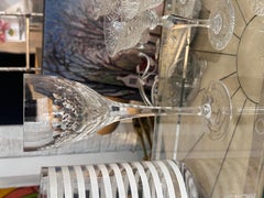 Huge William Yeoward Athena Crystal Wine Stem or Water Goblet