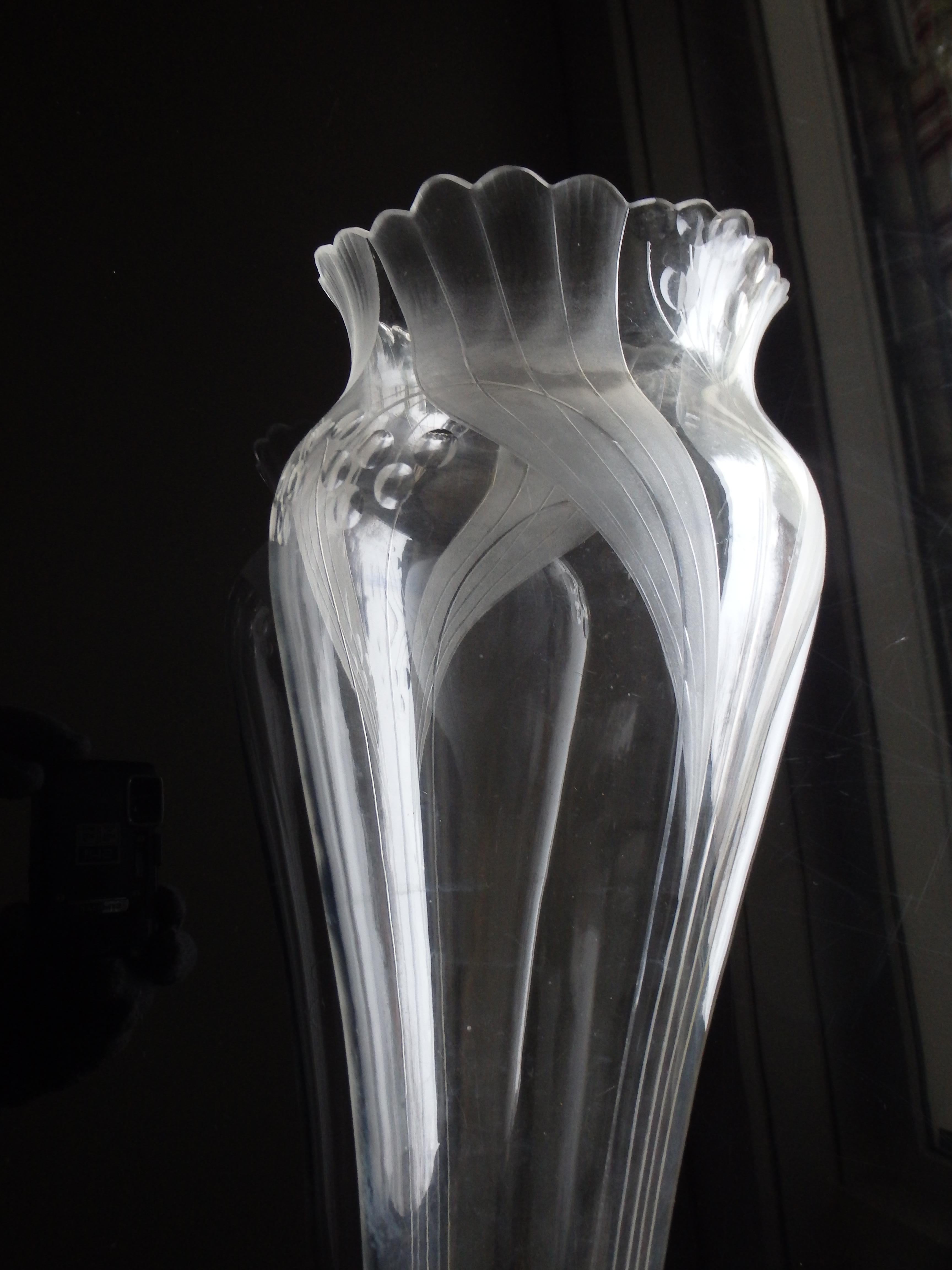 Très grand vase Art Nouveau en étain argenté WMF en vente 4
