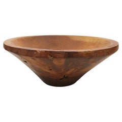 Huge Wooden Floor Bowl