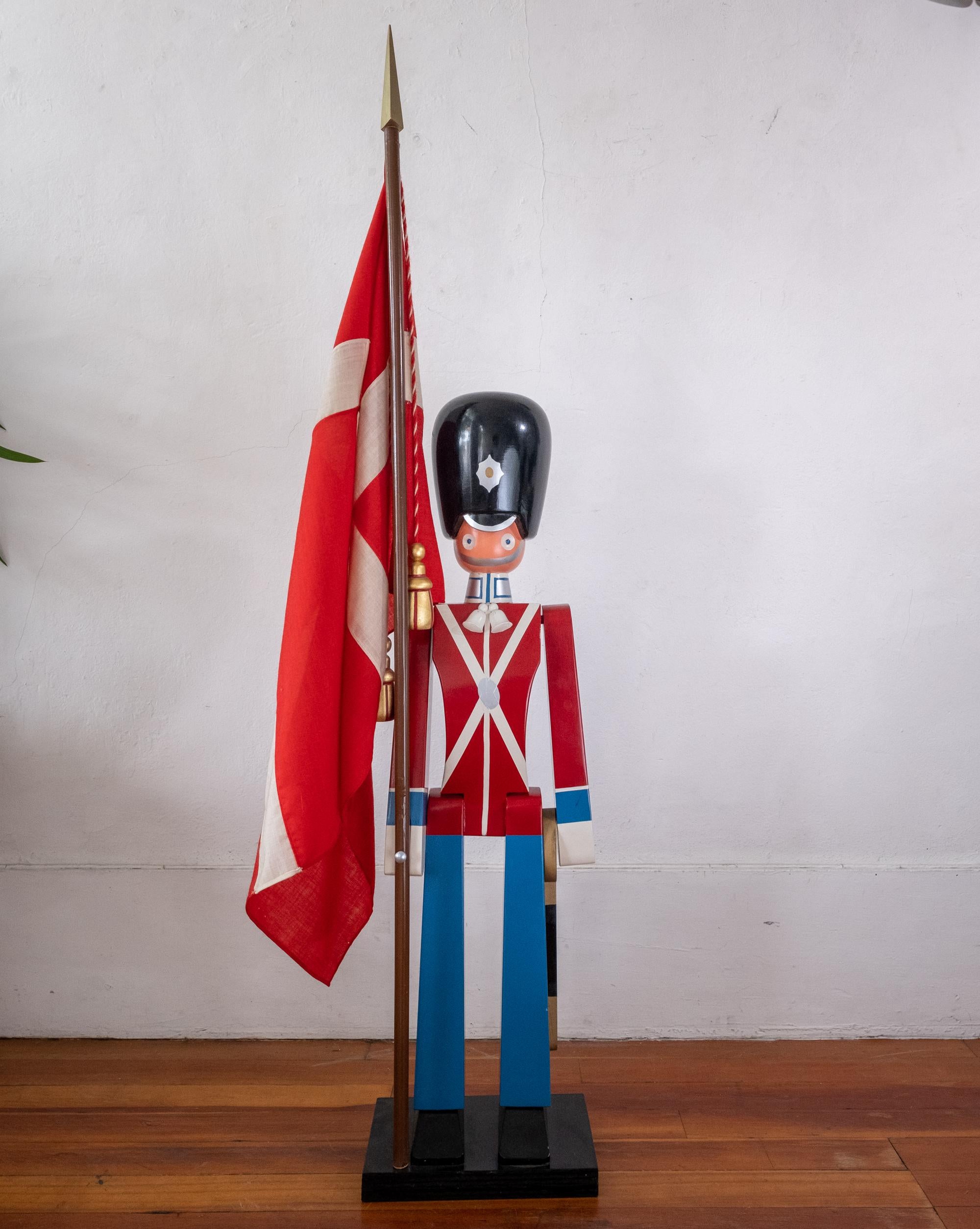 Huge Wooden Toy Soldier by Kay Bojesen For Sale 1